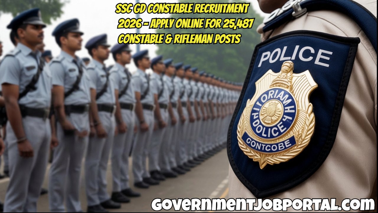 SSC GD Constable Recruitment 2026 – Apply Online for 25,487 Constable & Rifleman Posts